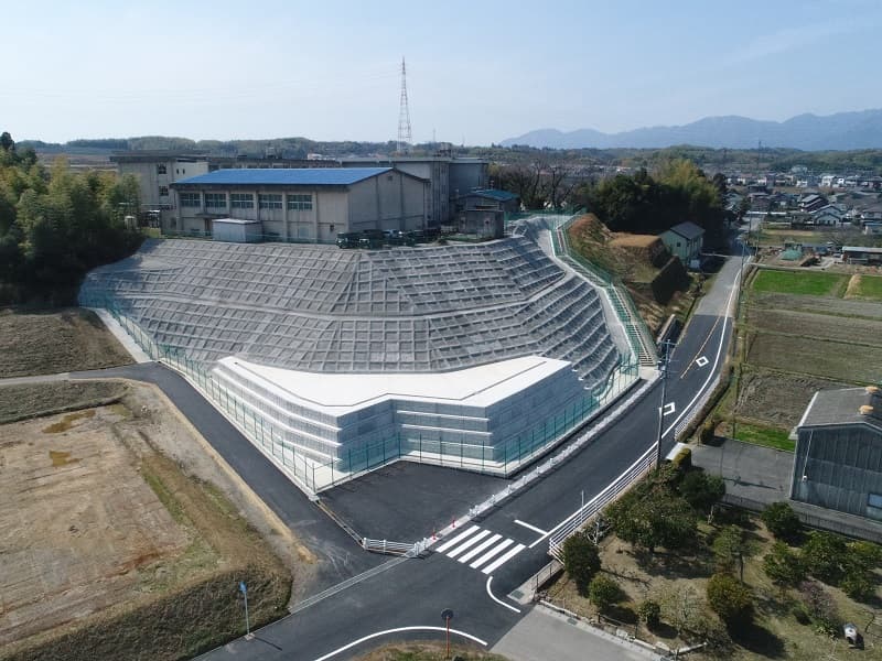 令和元年度 川島小学校法面整備工事