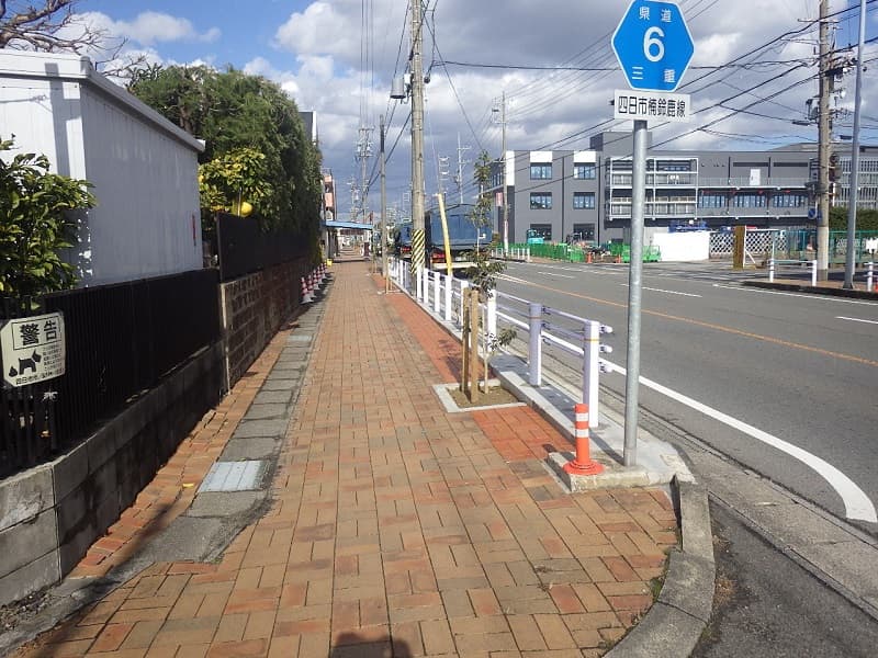 平成31年度 主要地方道四日市楠鈴鹿線 地域維持型修繕(歩道修繕)工事